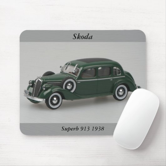 Skoda Superb 913 1938 Mousepad Muismat (Met muis)