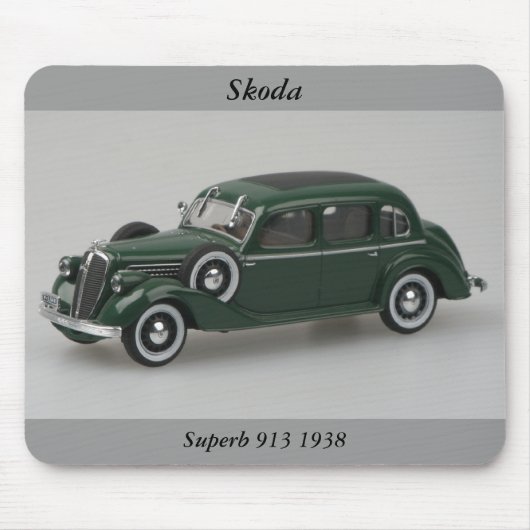 Skoda Superb 913 1938 Mousepad Muismat (Voorkant)