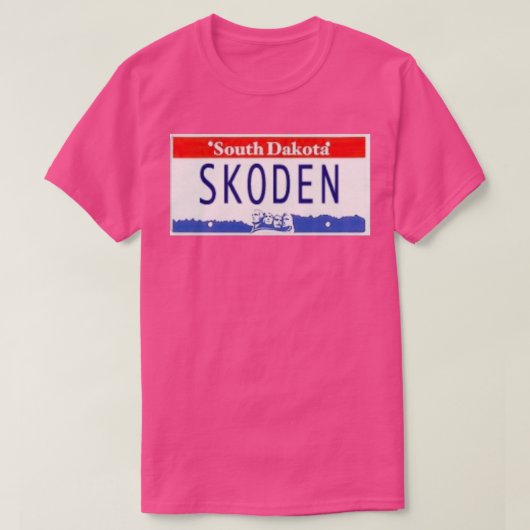 SKODEN South Dakota License Bord Long T-shirt (Design voorkant)