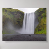 Skofafoss waterfall poster (Voorkant)