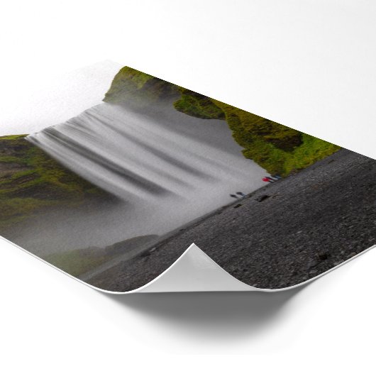 Skofafoss waterfall poster (Hoek)