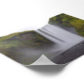 Skofafoss waterval poster (Hoek)