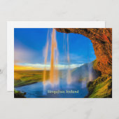 Skogafoss, IJsland (Voorkant / Achterkant)