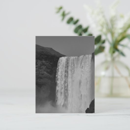 Skogafoss Waterfall Iceland Briefkaart (Staand voorkant)