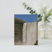 Skogafoss Waterfall IJsland Briefkaart (Staand voorkant)