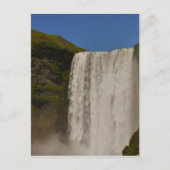 Skogafoss Waterfall IJsland Briefkaart (Voorkant)