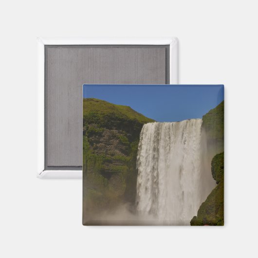 Skogafoss waterval IJsland magneet (Voorkant / Achterkant)