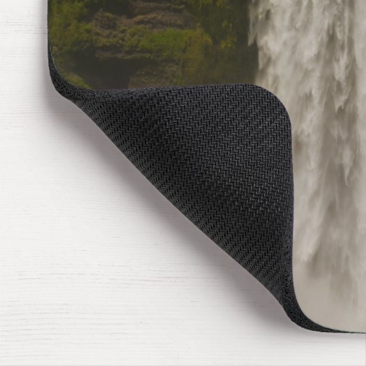Skogafoss Waterval IJsland Mousepad Muismat (Hoek)