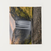 Skogafoss Waterval in de zondagsopstand Wandkleed (Voorkant)