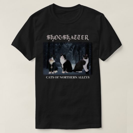 Skogskatter Cats van Northern Alleys Shirt (Design voorkant)
