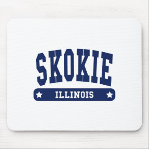 Skokie Illinois College Style-shirts Muismat