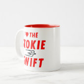 Skokie Swift, Yellow Line, CTA Rapid Transit Tweekleurige Koffiemok (Voorkant links)