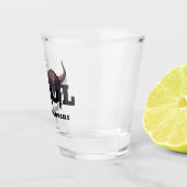Skol en Gehoornde Helm Schietglas Shot Glas (Rechts)