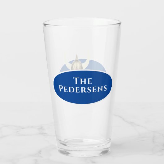 Skol en Horned Viking Helmet Glas (Achterkant)