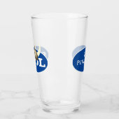 Skol en Horned Viking Helmet Glas (Links)