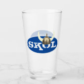 Skol en Horned Viking Helmet Glas (Voorkant)
