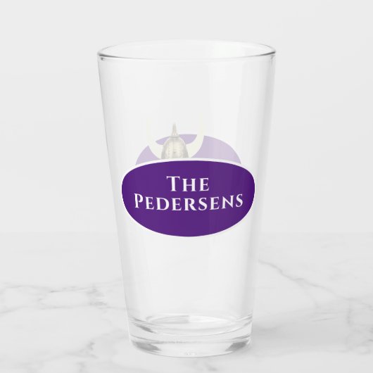 Skol en Horned Viking Helmet Glas (Achterkant)