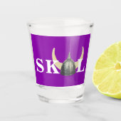 Skol en Horned Viking Helmet Shot Glas (Voorkant)