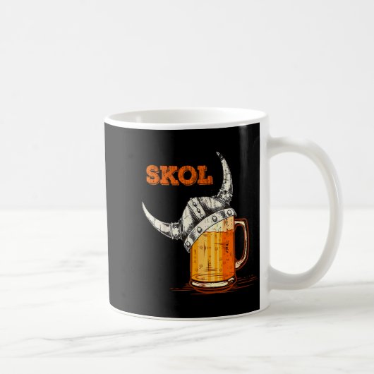 Skol Nordic Viking Helmet Drinking Gl  Koffiemok (Rechts)