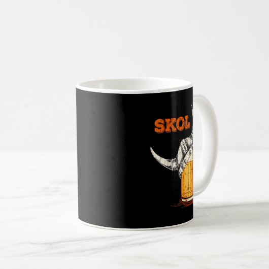 Skol Nordic Viking Helmet Drinking Gl  Koffiemok (Voorkant rechts)