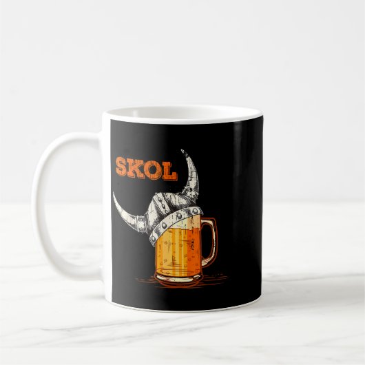Skol Nordic Viking Helmet Drinking Gl  Koffiemok (Links)