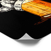 Skol Nordic Viking Helmet Drinking Gl  Poster (Hoek)