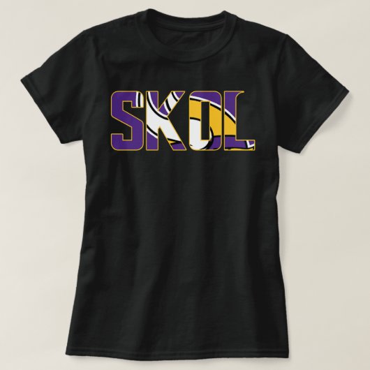 SKOL Vikings Classic T Shirt (Design voorkant)