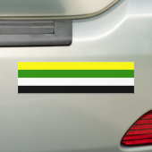 Skolioseksuele Pride Bumpersticker (Op auto)