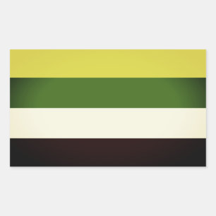 Skolioseksuele Pride Rechthoekige Sticker