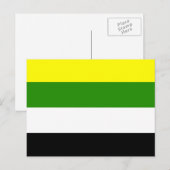 Skolioseksuele Pride Vlag Briefkaart (Voorkant / Achterkant)