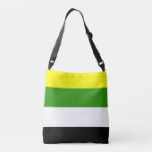 Skolioseksuele Pride-vlag Crossbody Tas (Achterkant)