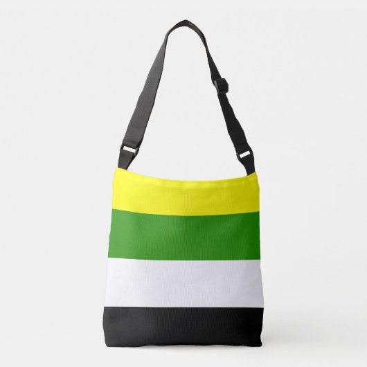 Skolioseksuele Pride-vlag Crossbody Tas (Voorkant)