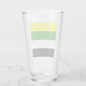 Skolioseksuele Pride-vlag Glas (Achterkant)