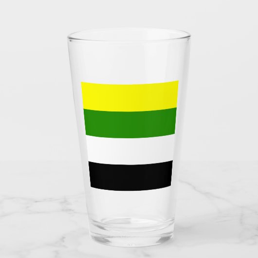 Skolioseksuele Pride-vlag Glas (Voorkant)