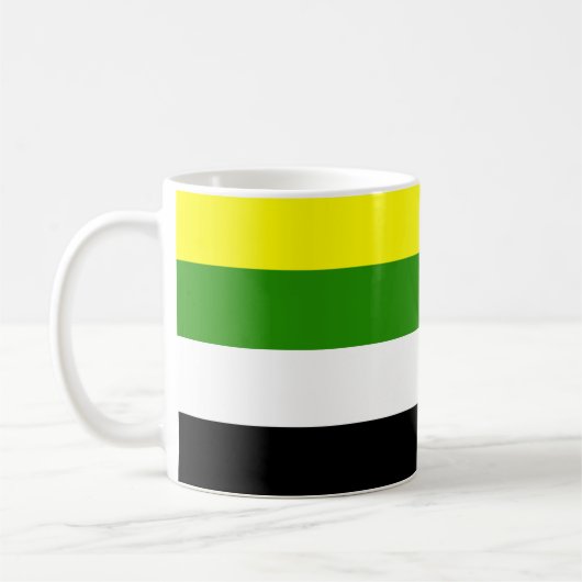 Skolioseksuele Pride-vlag Koffiemok (Links)