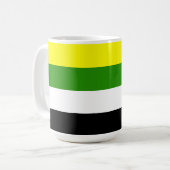 Skolioseksuele Pride-vlag Koffiemok (Voorkant links)