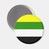 Skolioseksuele Pride-vlag Magneet (Voorkant / Achterkant)