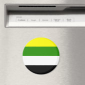 Skolioseksuele Pride-vlag Magneet (Insitu (Vaatwasser))