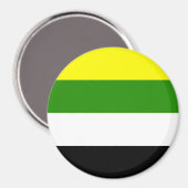 Skolioseksuele Pride-vlag Magneet (Voorkant / Achterkant)