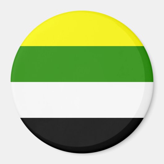 Skolioseksuele Pride-vlag Magneet (Voorkant)