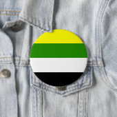 Skolioseksuele Pride-vlag Ronde Button 4,0 Cm (In situ)