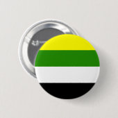 Skolioseksuele Pride-vlag Ronde Button 5,7 Cm (Voorkant /achterkant)