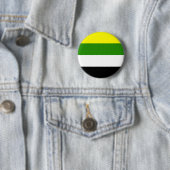 Skolioseksuele Pride-vlag Ronde Button 5,7 Cm (In situ)
