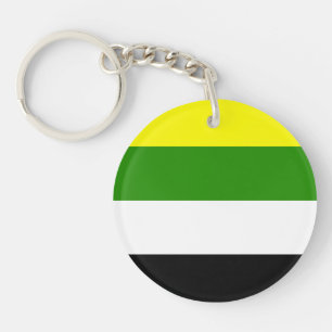 Skolioseksuele Pride Vlag Sleutelhanger