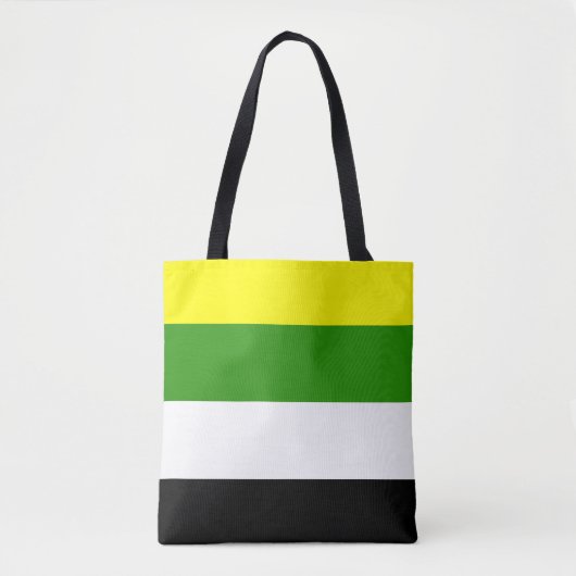 Skolioseksuele Pride Vlag Tote Bag (Voorkant)