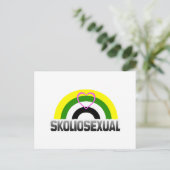Skolioseksuele trots briefkaart (Staand voorkant)
