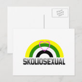 Skolioseksuele trots briefkaart (Voorkant / Achterkant)