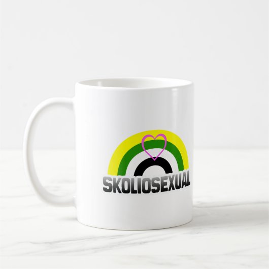 Skolioseksuele trots koffiemok (Links)