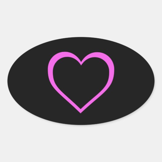 Skolioseksuele trots ovale sticker (Voorkant)