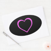 Skolioseksuele trots ovale sticker (Envelop)